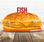 Fish burger  + Frites